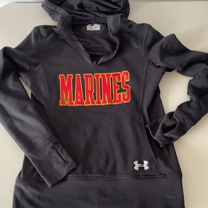 ✨UNDER ARMOUR✨ MARINES hooded sweatshirt
